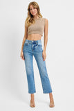 Risen Jeans | Tummy Control Crop Straight