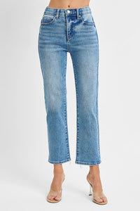 Risen Jeans | Tummy Control Crop Straight