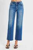 Risen Jeans | Tummy Control Mid Rise Straight Cut
