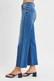 Risen Jeans | Tummy Control Mid Rise Straight Cut