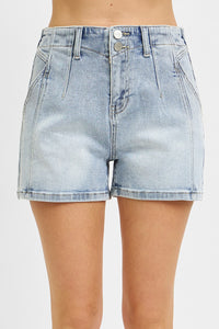 Risen Denim Shorts | High Rise Western Style