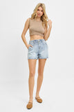 Risen Denim Shorts | High Rise Western Style