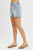Risen Denim Shorts | High Rise Western Style