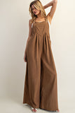 Textured Wide Leg Jumpsuit | Coco