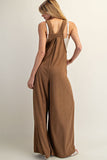 Textured Wide Leg Jumpsuit | Coco