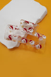 Christmas Clear Hair Claw Clip