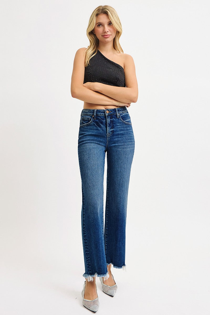 Risen Jeans | High Rise Ankle Straight