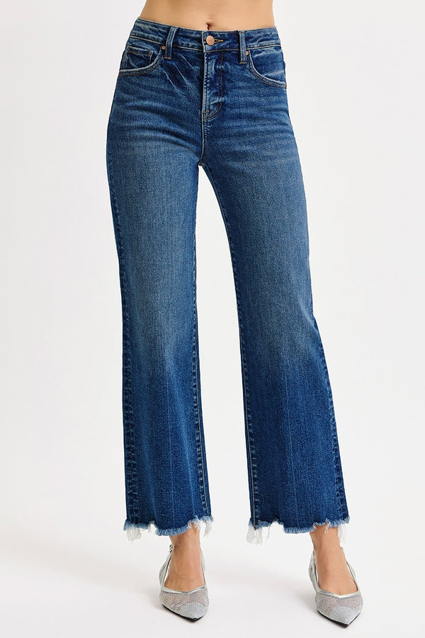 Risen Jeans | High Rise Ankle Straight