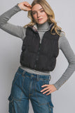 *DOORBUSTER DEAL | Reversible Plaid Puffer Vest | Black
