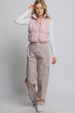 *DOORBUSTER DEAL | Reversible Plaid Puffer Vest | Pink