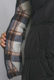 *DOORBUSTER DEAL | Reversible Plaid Puffer Vest | Black