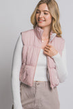 *DOORBUSTER DEAL | Reversible Plaid Puffer Vest | Pink