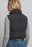 *DOORBUSTER DEAL | Reversible Plaid Puffer Vest | Black