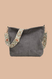 *DOORBUSTER DEAL | Corduroy Tote Bag | Grey