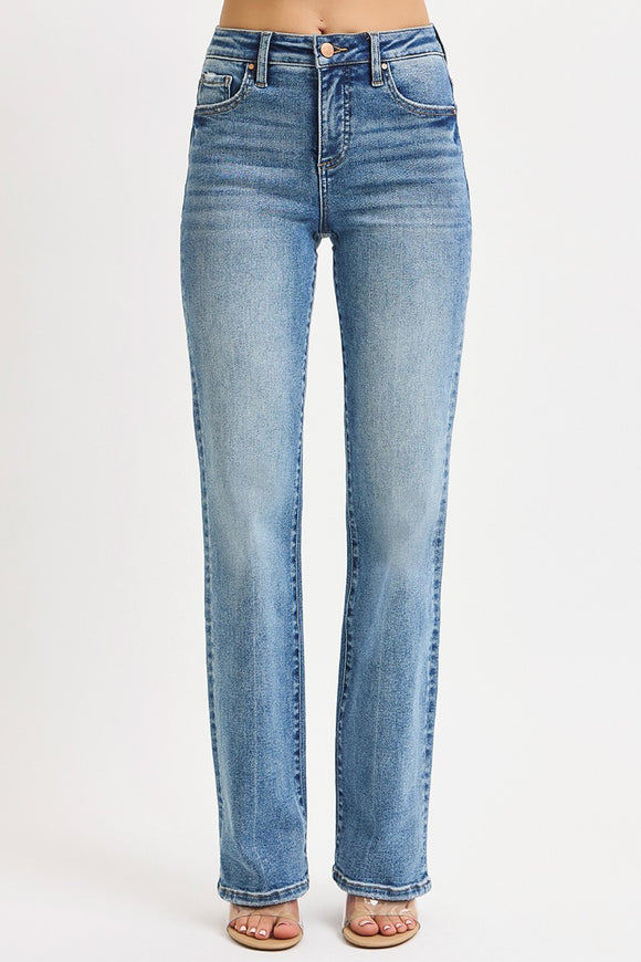 Risen Jeans | High Rise Tummy Control Straight