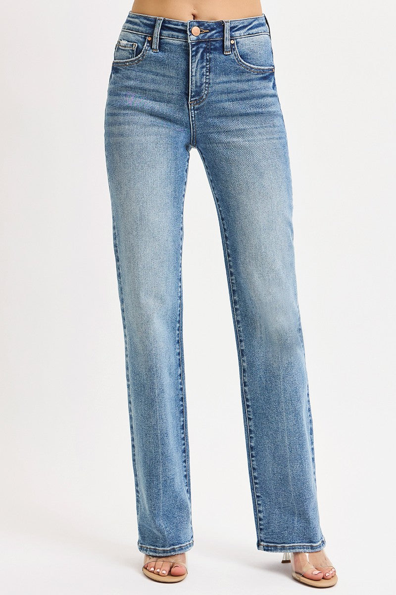 Risen Jeans | Tummy Control High Rise Straight