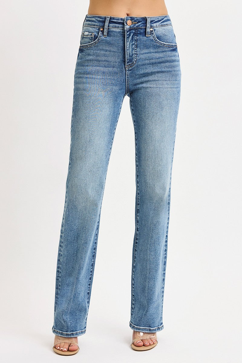 Risen Jeans | Tummy Control High Rise Straight