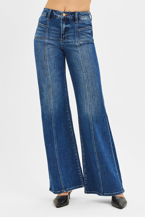 Risen Jeans | Mid Rise Front Patch Pocket