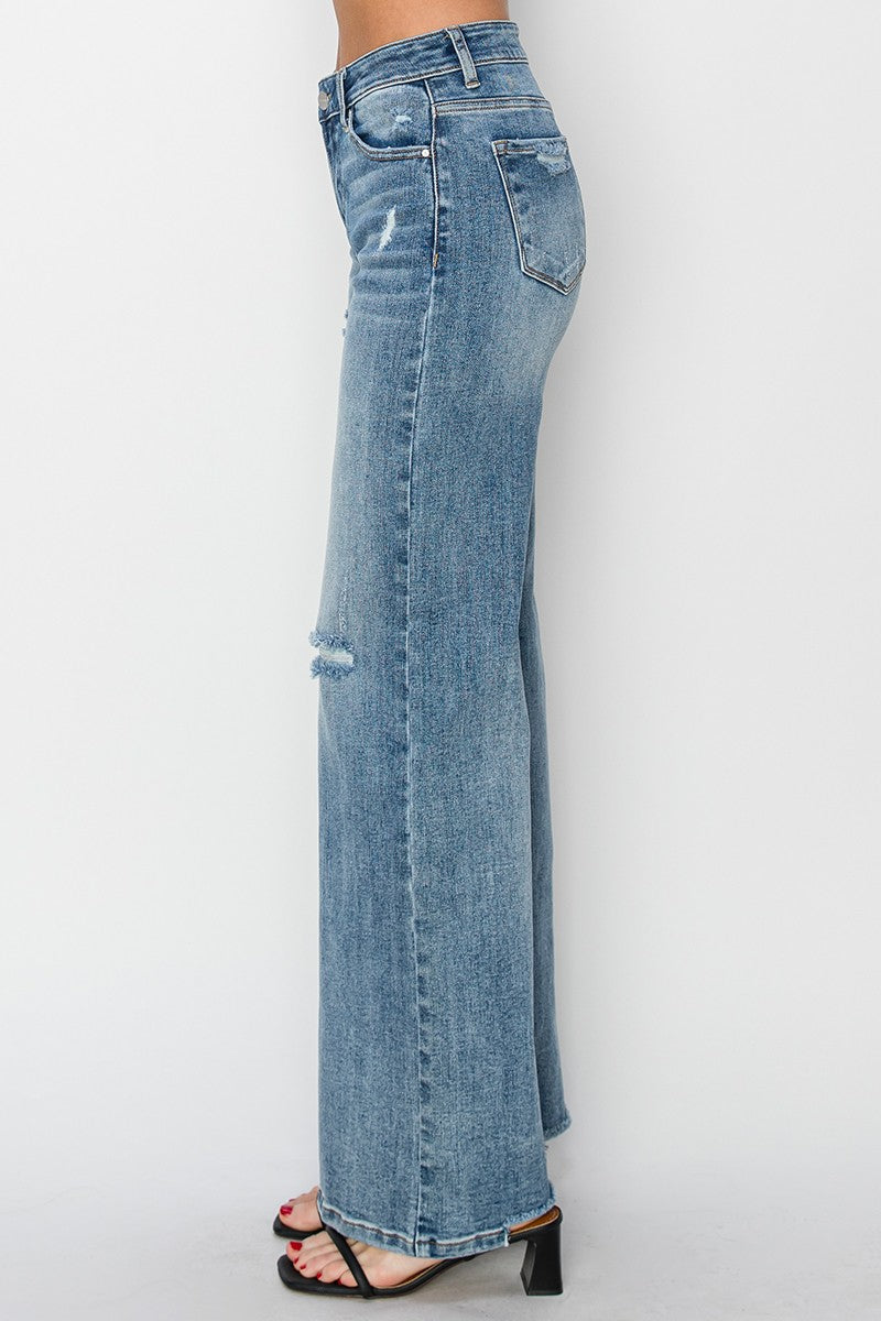 Risen Jeans | High Rise Wide Leg Vintage