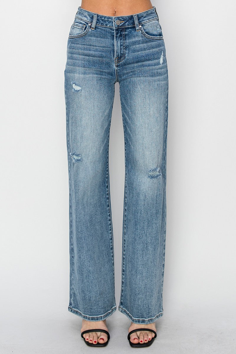 Risen Jeans | High Rise Wide Leg Vintage