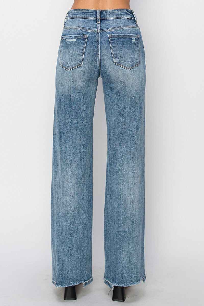 Risen Jeans | High Rise Wide Leg Vintage
