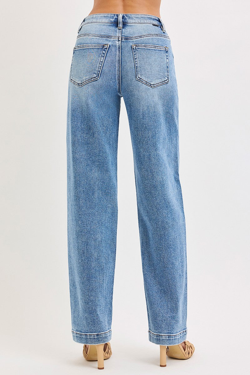 Risen Jeans | High Rise Wide Baggy