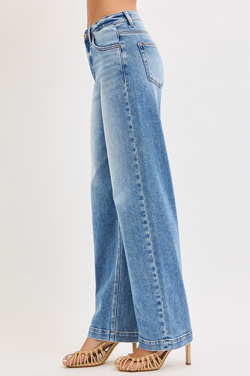 Risen Jeans | High Rise Wide Baggy