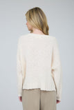 Texas Chunky Knit Sweater Top | Cream