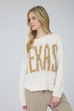 Texas Chunky Knit Sweater Top | Cream