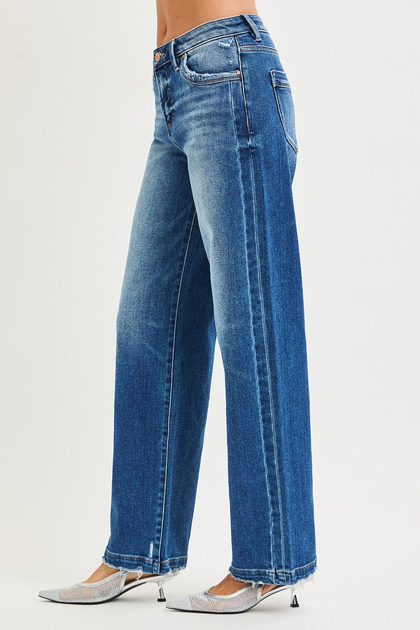 Risen Jeans | Slouchy Baggy Side Seam Detail