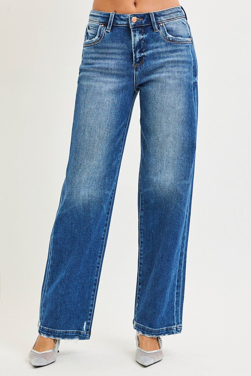 Risen Jeans | Slouchy Baggy Side Seam Detail
