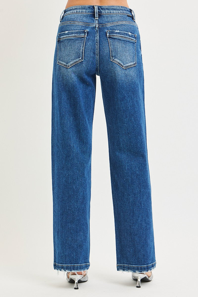 Risen Jeans | Slouchy Baggy Side Seam Detail