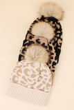 *DOORBUSTER DEAL | Leopard Pom Pom Beanie