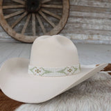 Glass Beaded Hat Band | Sage Brush