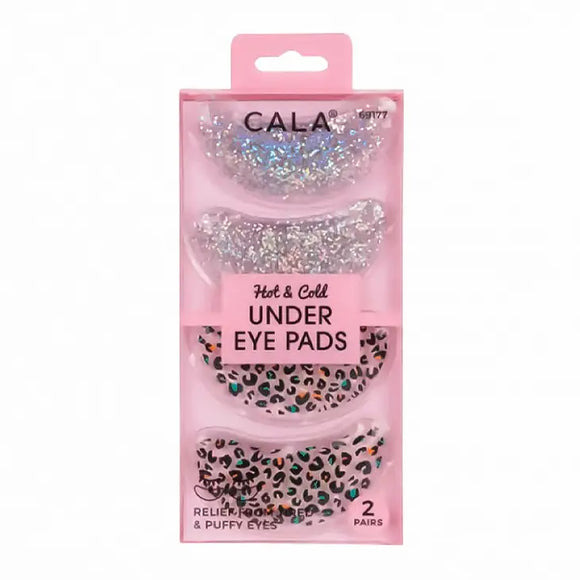 CALA Hot+Cold Under Eye Pads | Leopard+Glitter