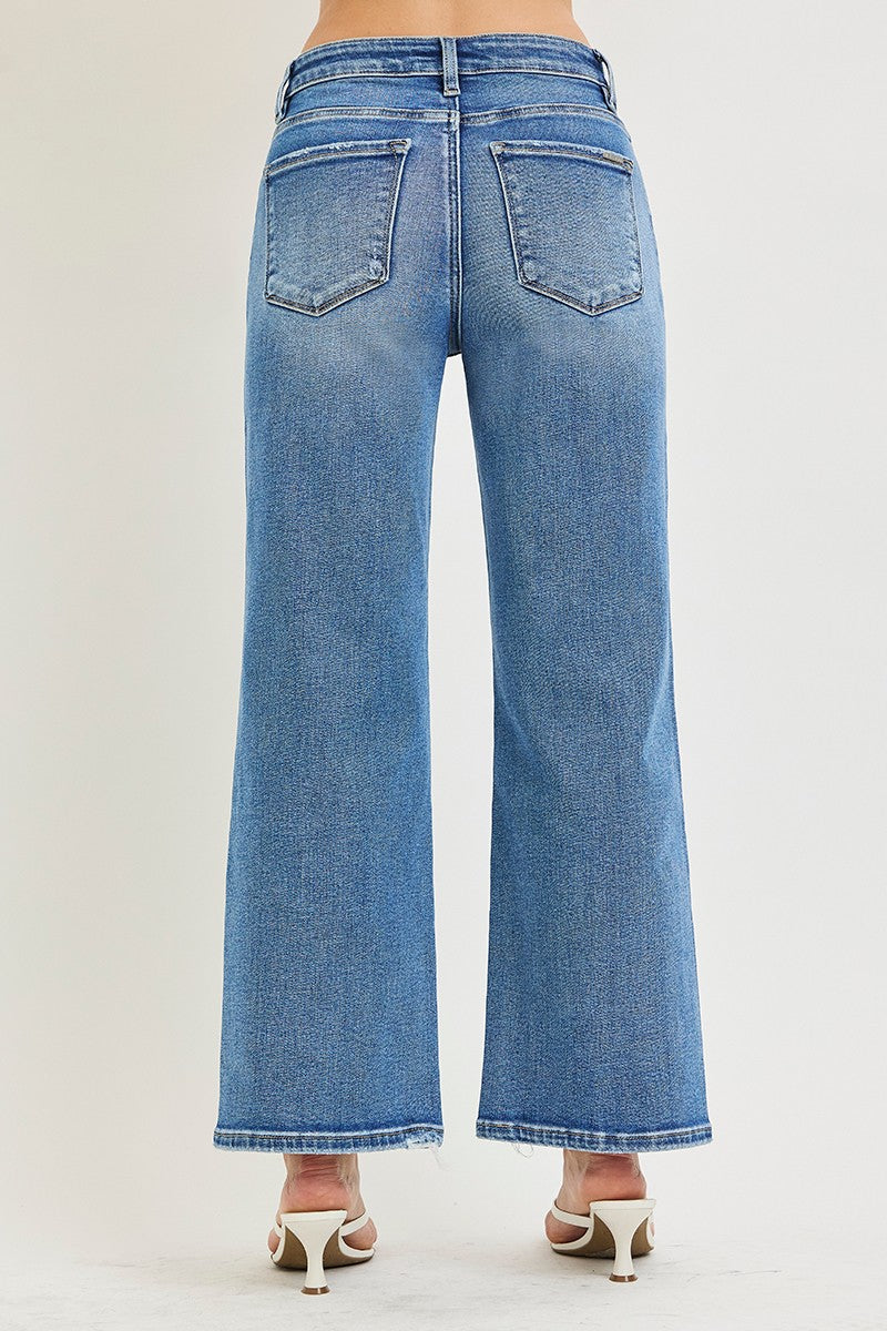 Risen Jeans | High Rise Crop Wide