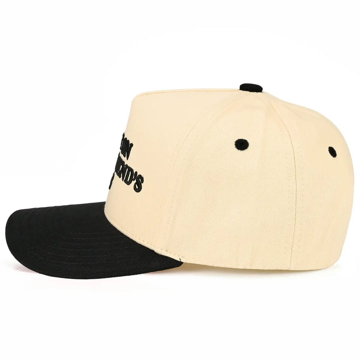 Put It On My Husband's Tab Trucker Cap | Black