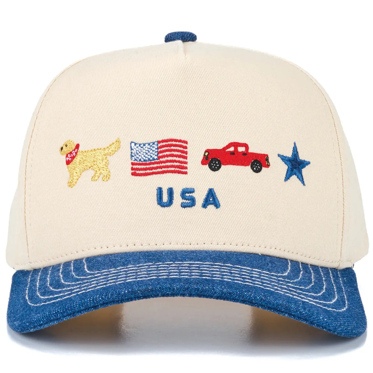 USA Icons Trucker Cap | Denim
