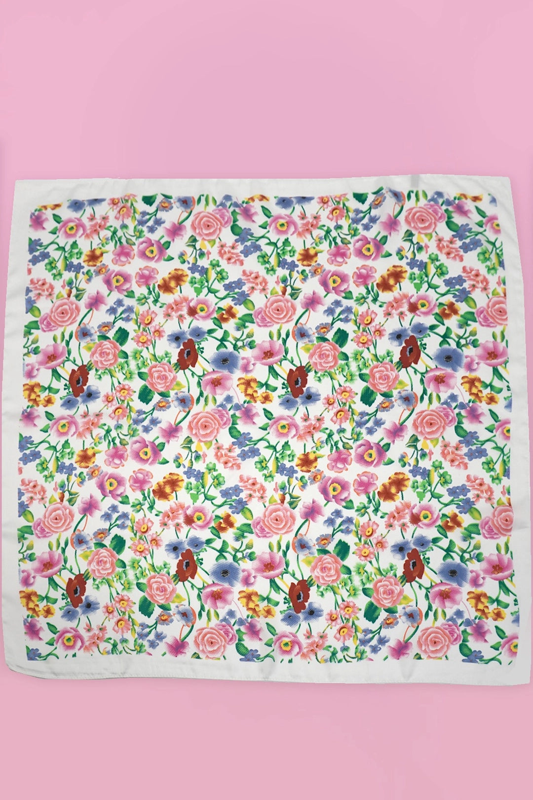 Silky Wild Rag Scarf | Virbant Floral
