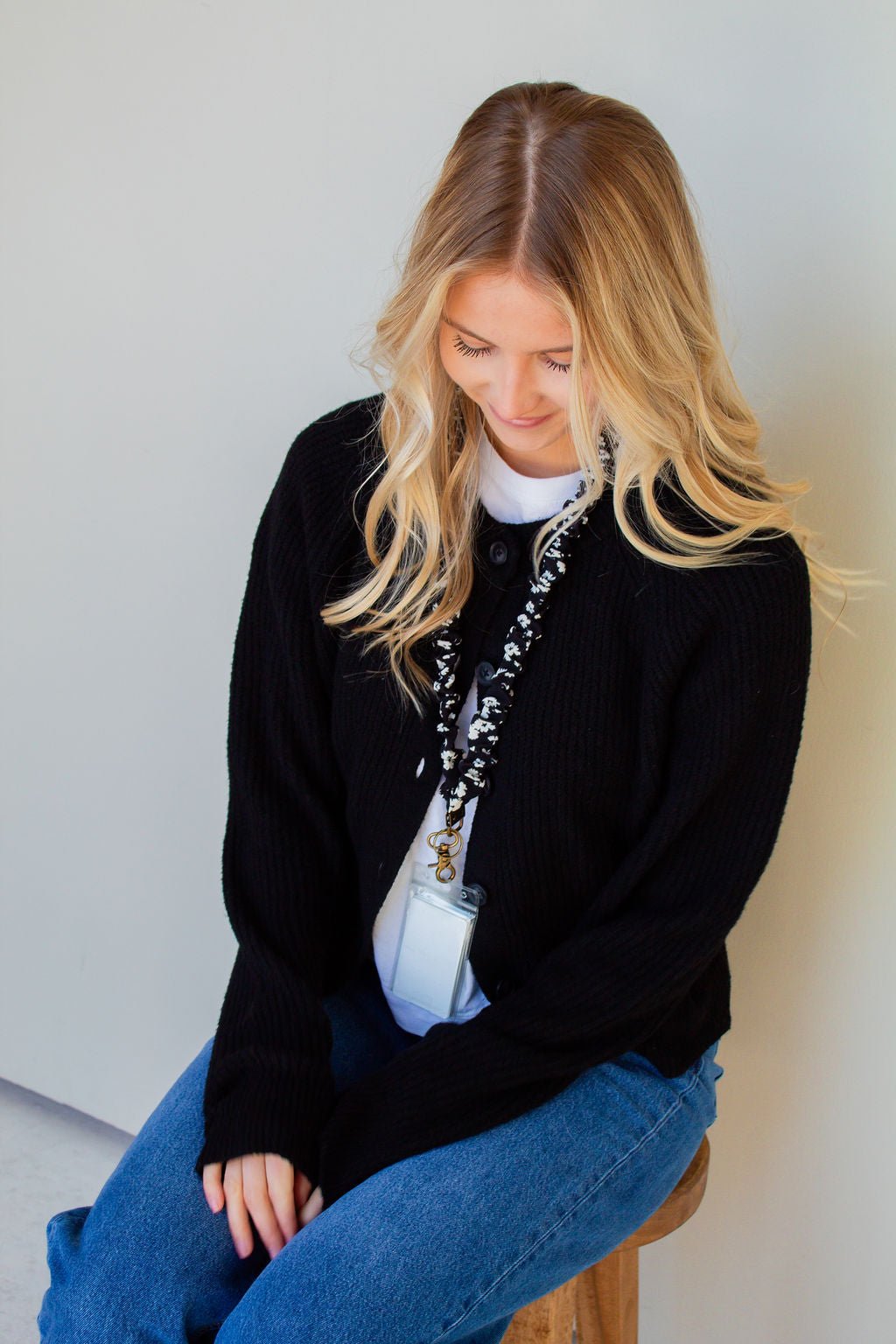 Flex & Go Lanyard | Onyx Floral