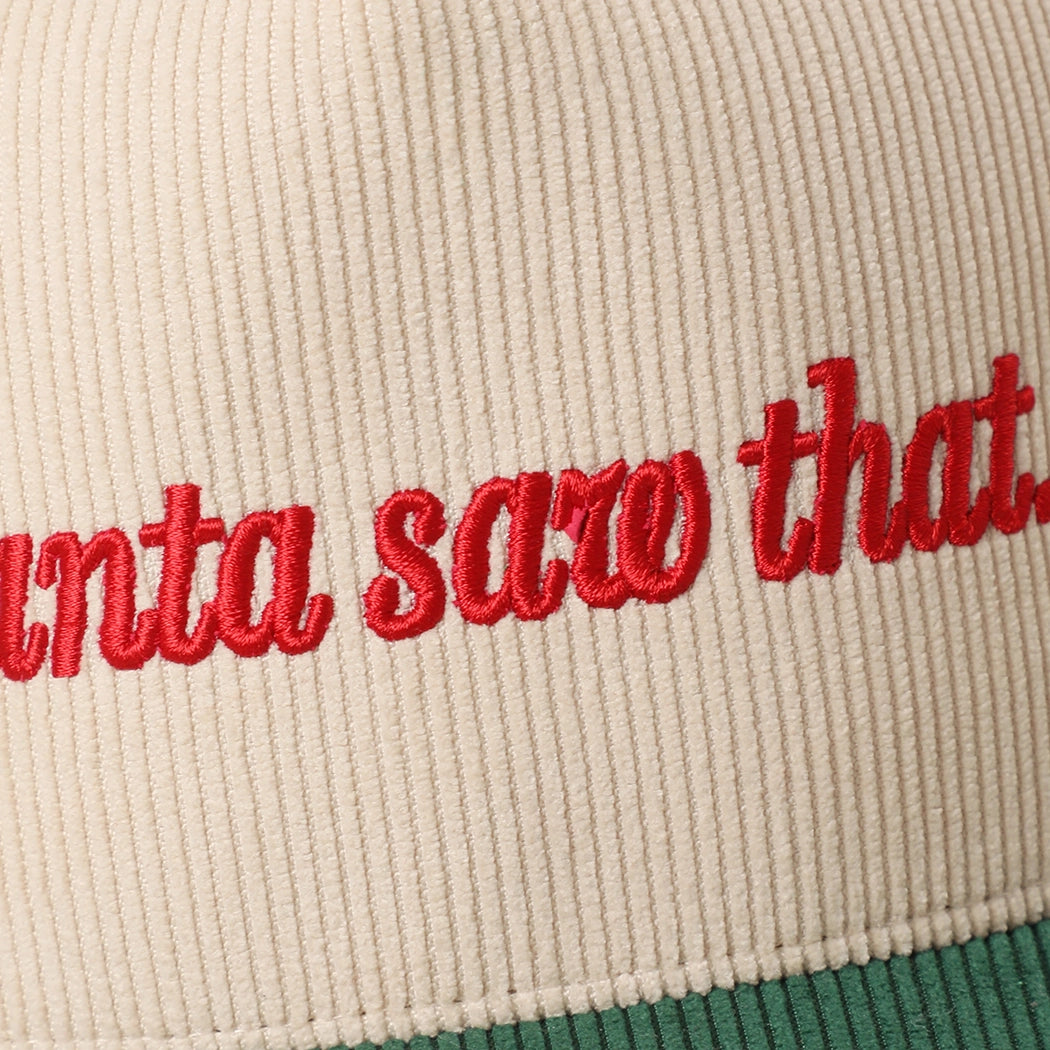 Santa Saw That Corduroy Cap | Green