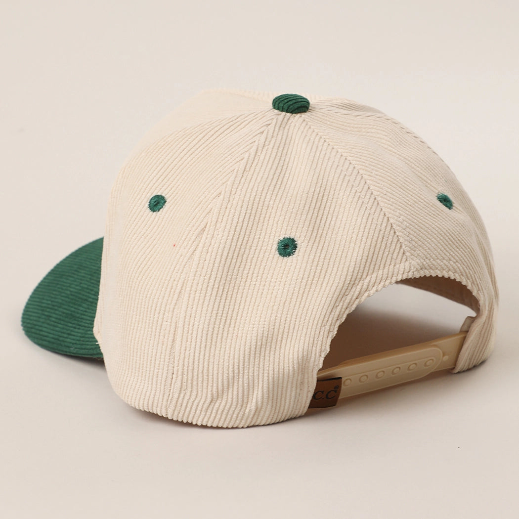 Santa Saw That Corduroy Cap | Green