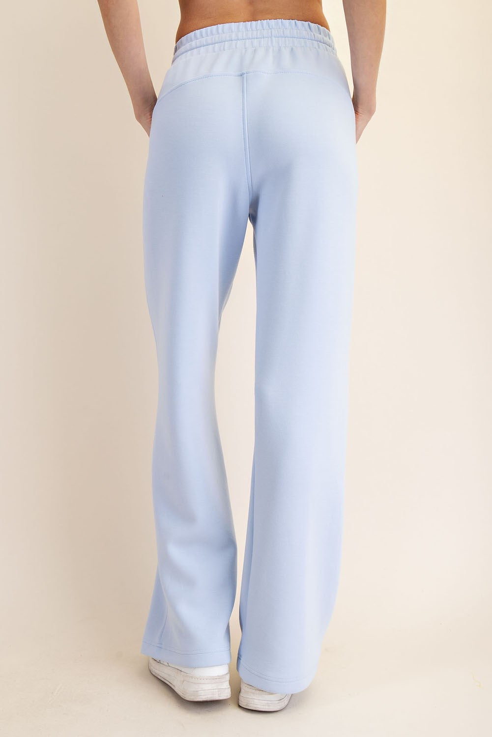 Scuba Luxe Quarter Zip Top+Pants Set | Frost