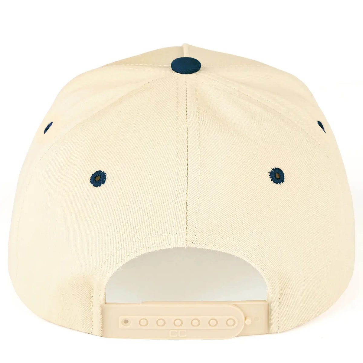 American Made Polka Dot Trucker Cap | Navy Blue