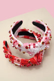 Pearl Plaid | Christmas Embellished Headband