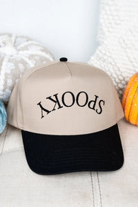 Spooky Upside Down Cap | Khaki/Black