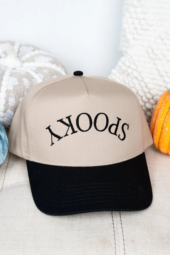Spooky Upside Down Cap | Khaki/Black