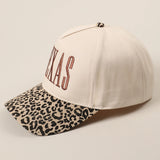 Texas Leopard Two Tone Trucker Cap | Brown