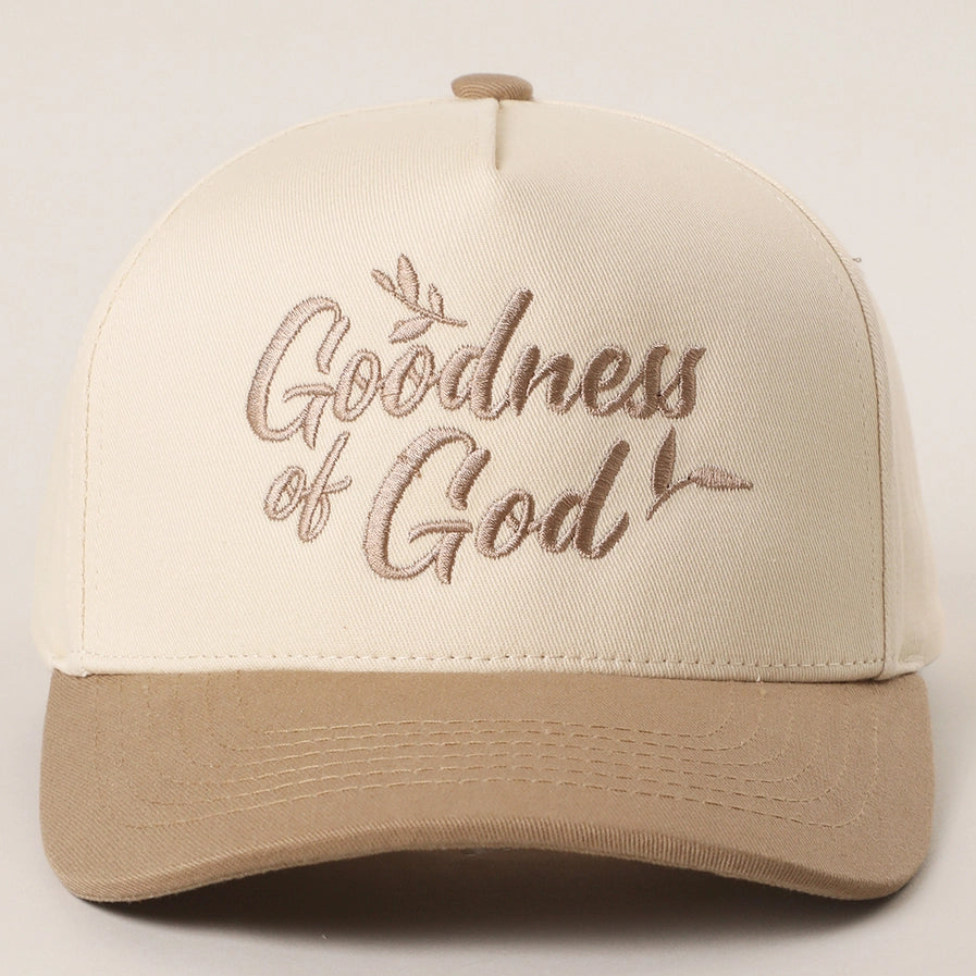 Goodness of God Trucker Cap | Beige