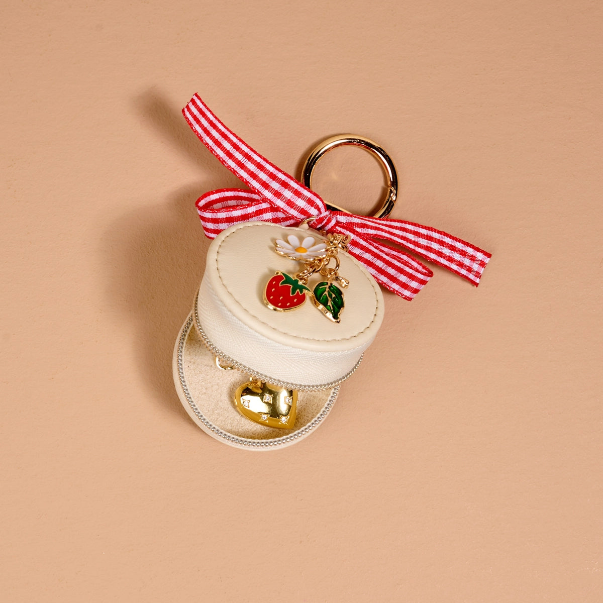 Travel Jewelry Case Bag Charm | Strawberry Shortcake